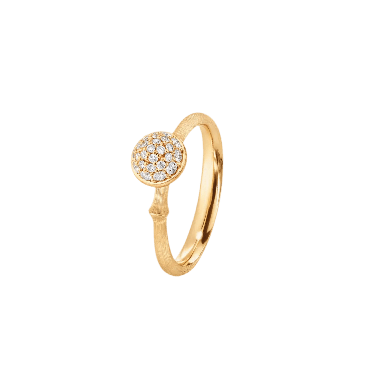 Ole Lynggaard Lotus Pave Diamond Ring - Aurum Jewels