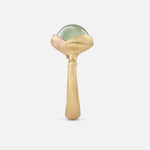 Ole Lynggaard Lotus Ring with Aquamarine - Aurum Jewels