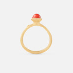 Ole Lynggaard Lotus Tiny Red Coral - Aurum Jewels