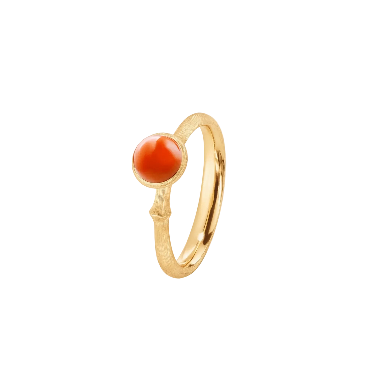 Ole Lynggaard Lotus Tiny Red Coral - Aurum Jewels