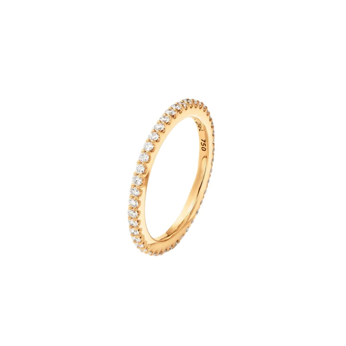 Ole Lynggaard Love Bands Yellow Gold & Diamond Ring - Aurum Jewels