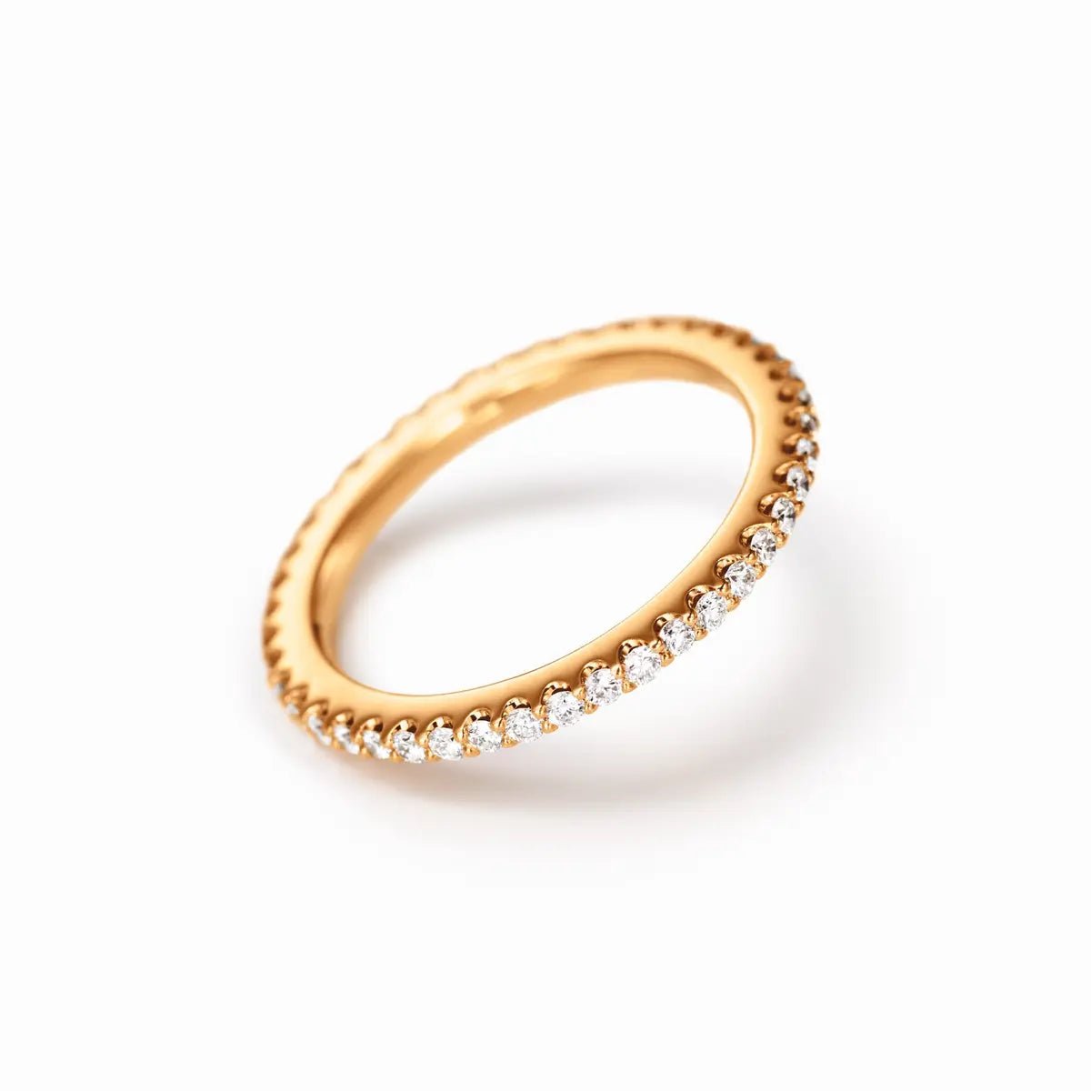 Ole Lynggaard Love Bands Yellow Gold & Diamond Ring - Aurum Jewels