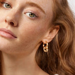 Ole Lynggaard Nature Creole Small Hoop Earrings - Aurum Jewels