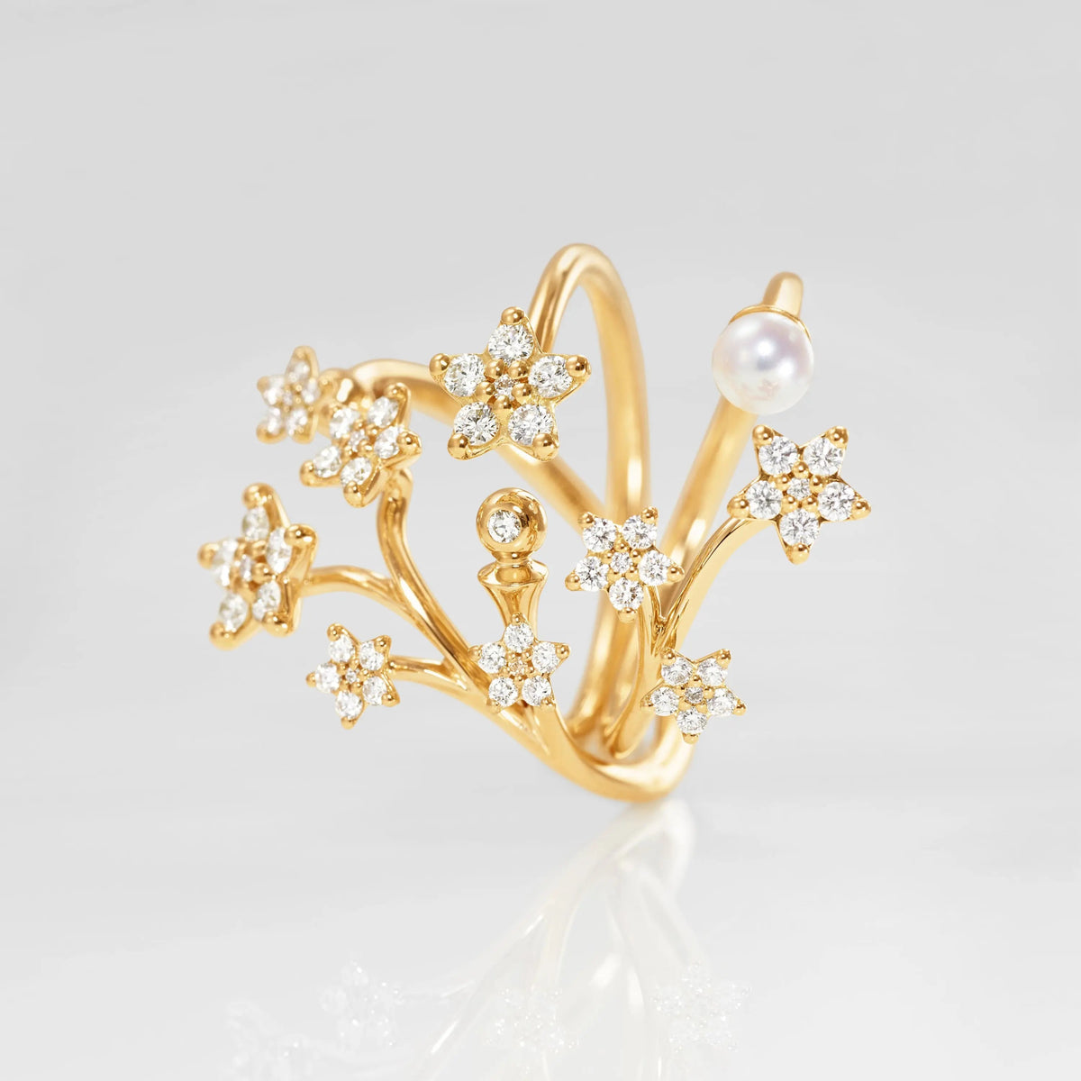 Ole Lynggaard Shooting Stars Diamond Ring - Aurum Jewels