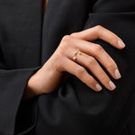 Ole Lynggaard Shooting Stars Ring Diamond & Pearl Medium - Aurum Jewels