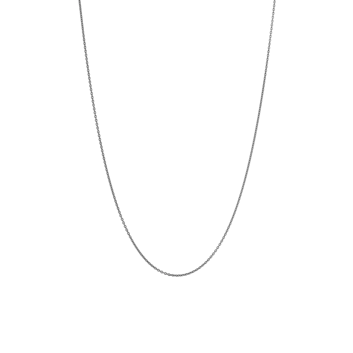 Ole Lynggaard Silver Oxidised Anchor Link Necklace - Aurum Jewels