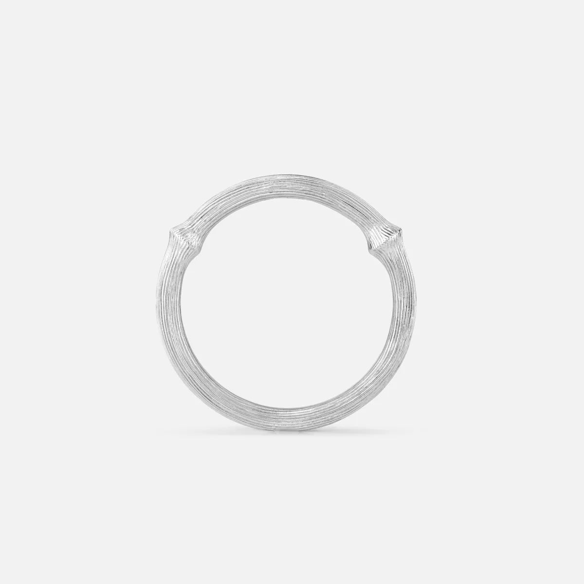 Ole Lynggaard Slim Nature Ring in White Gold - Aurum Jewels