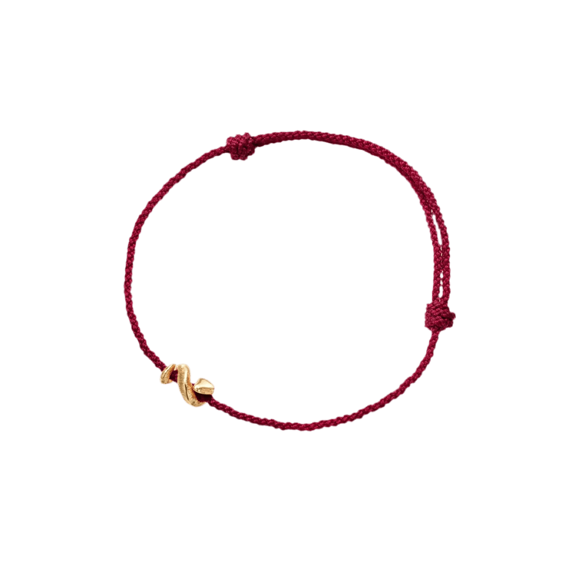 Ole Lynggaard Snake Charm on Nylon Bracelet - Aurum Jewels