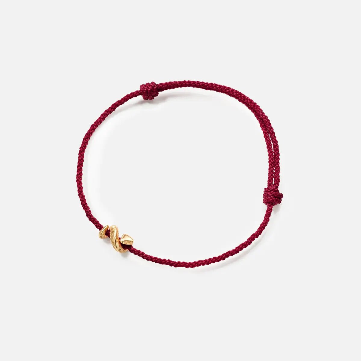Ole Lynggaard Snake Charm on Nylon Bracelet - Aurum Jewels
