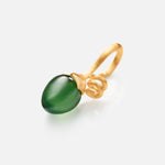 Ole Lynggaard Sprout Pendant with Serpentine - Aurum Jewels