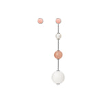 Ole Lynggaard Sterling Silver, Freshwater Pearl & Moonstone Drop Pendant - Aurum Jewels