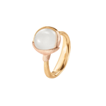 Ole Lynggaard White Moonstone Lotus Ring - Aurum Jewels