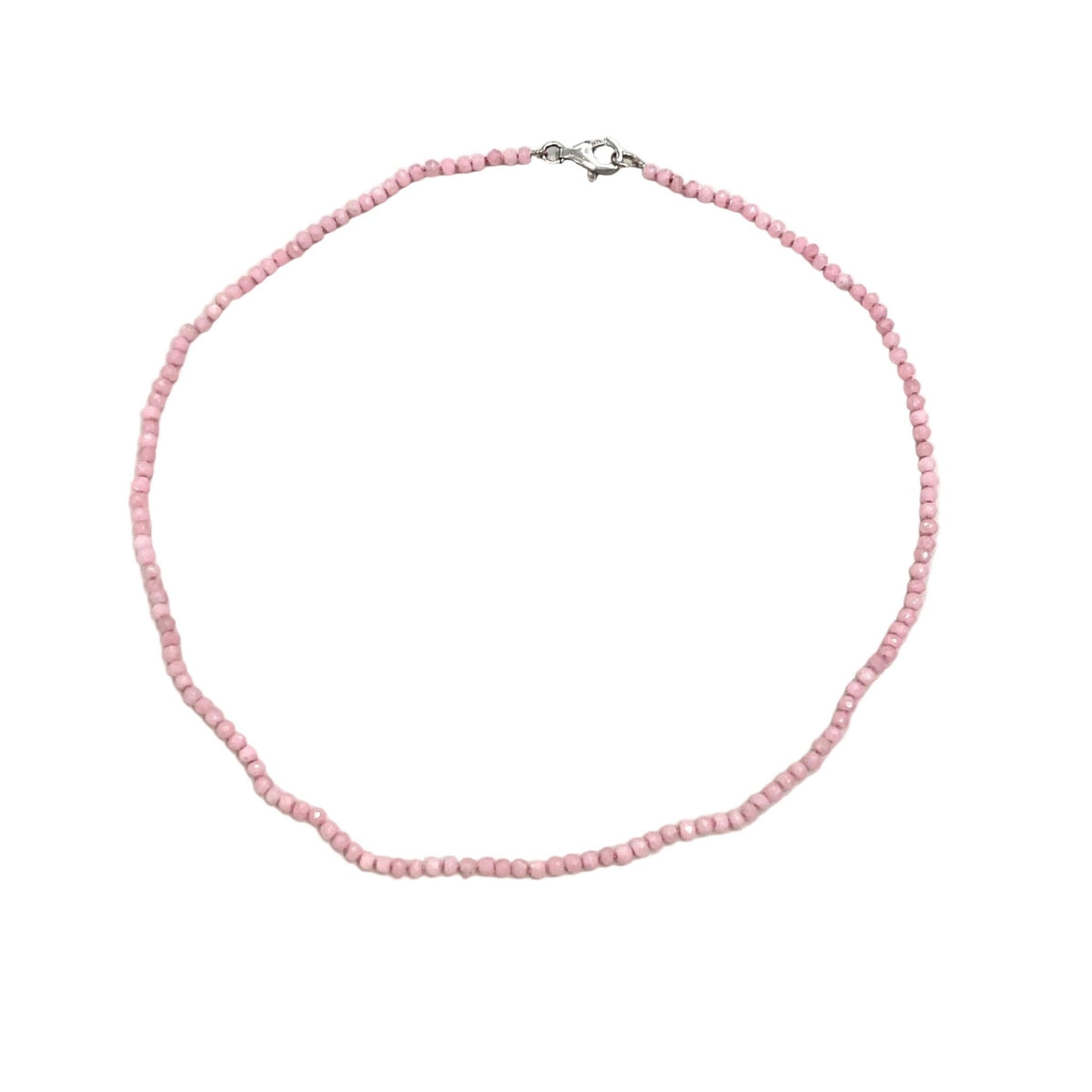 Pink Opal Bead Necklace - Aurum Jewels
