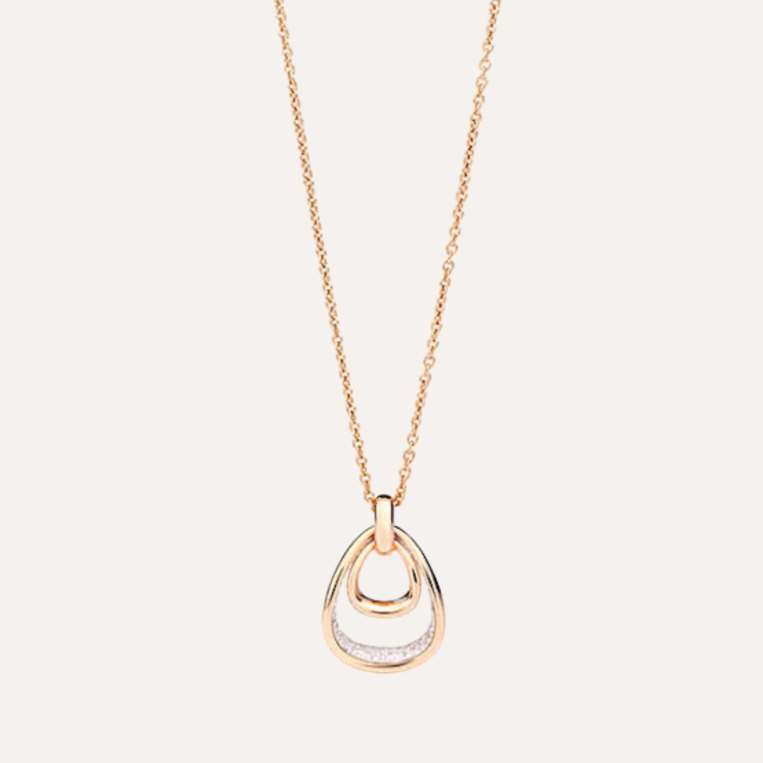 Pomellato Fantina Rose Gold Pendant with Diamonds - Aurum Jewels