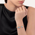 Pomellato Nudo Bangle with Blue Topaz - Aurum Jewels