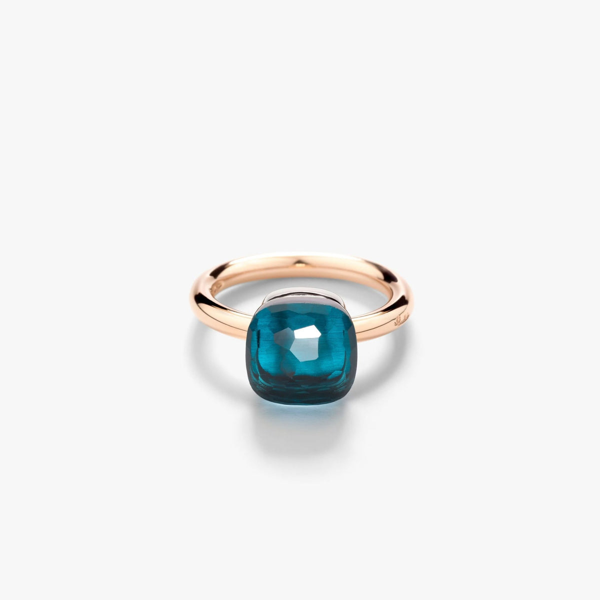Pomellato Nudo Classic Ring London Blue Topaz - Aurum Jewels