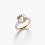 Pomellato Nudo Classic Ring White Topaz & Diamond - Aurum Jewels