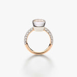 Pomellato Nudo Classic Ring White Topaz & Diamond - Aurum Jewels