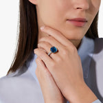 Pomellato Nudo Maxi Ring London Blue Topaz & Diamond - Aurum Jewels