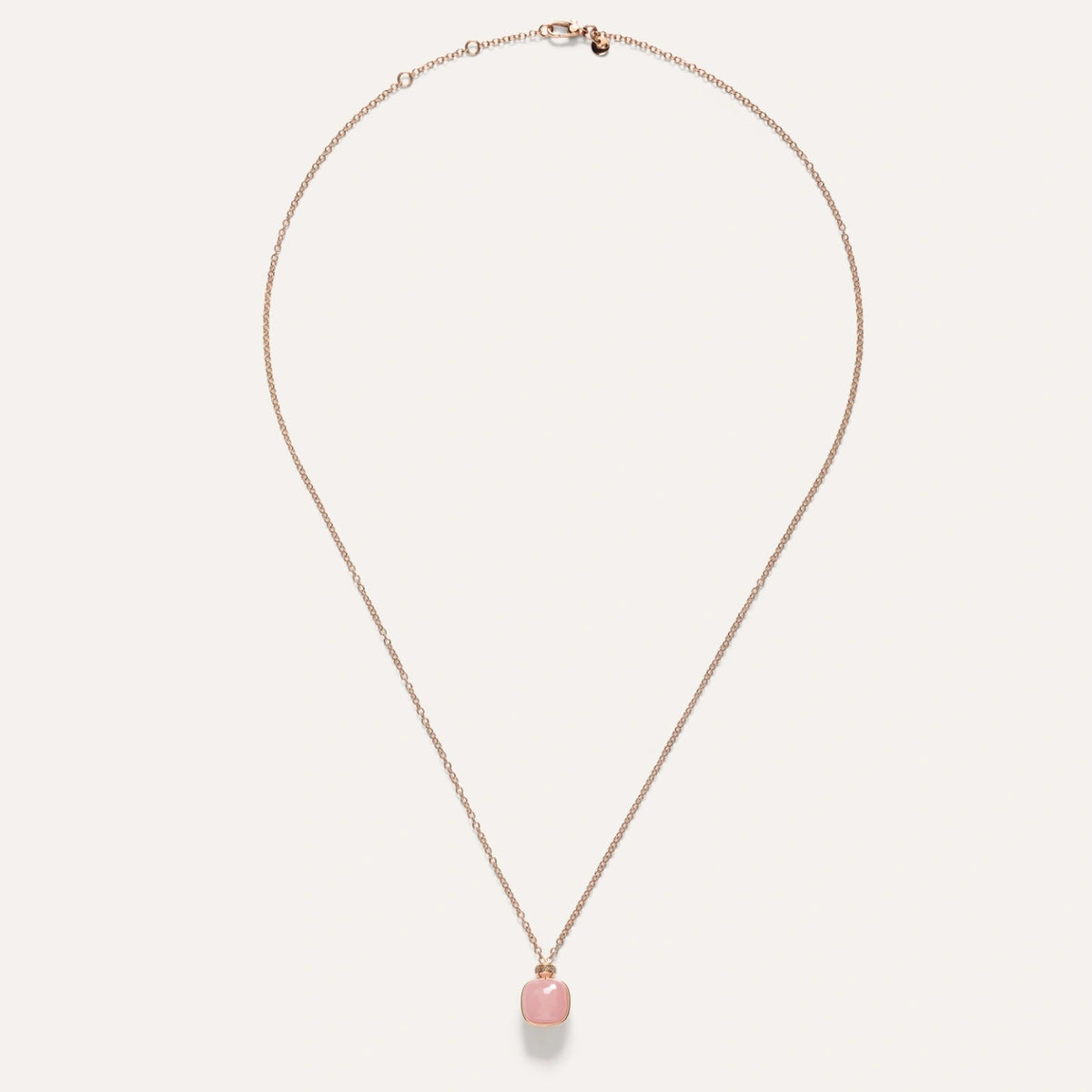 Pomellato Nudo Pendant with Rose Quartz - Aurum Jewels