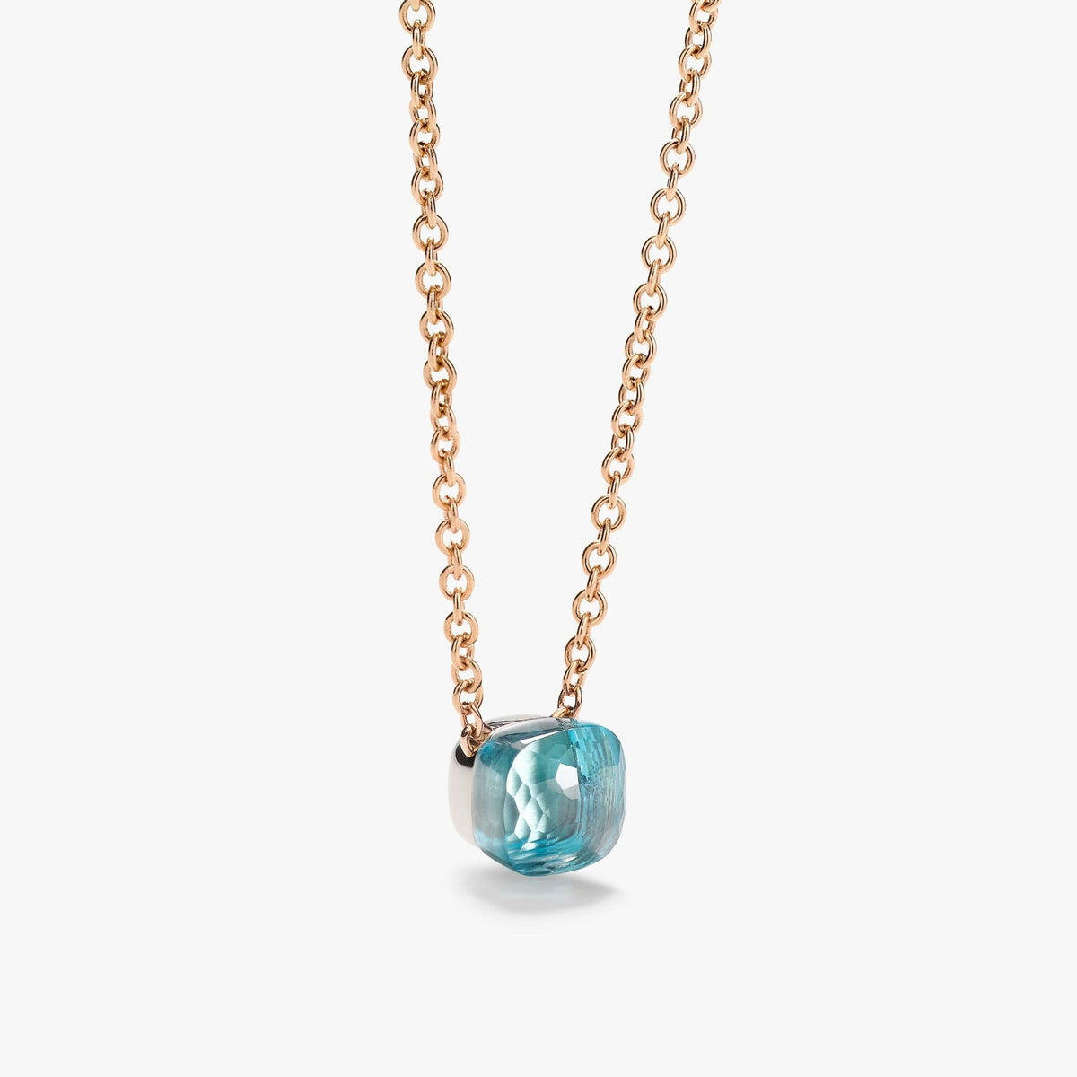 Pomellato Nudo Petit Pendant Necklace Sky Blue Topaz - Aurum Jewels