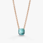 Pomellato Nudo Petit Pendant Necklace Sky Blue Topaz - Aurum Jewels