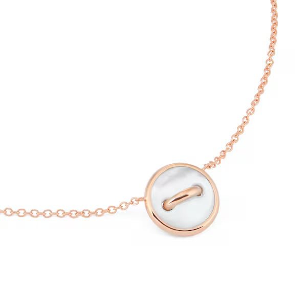 Pomellato Pom Pom Dot Mother Of Pearl & Diamond Pave Pendant - Aurum Jewels