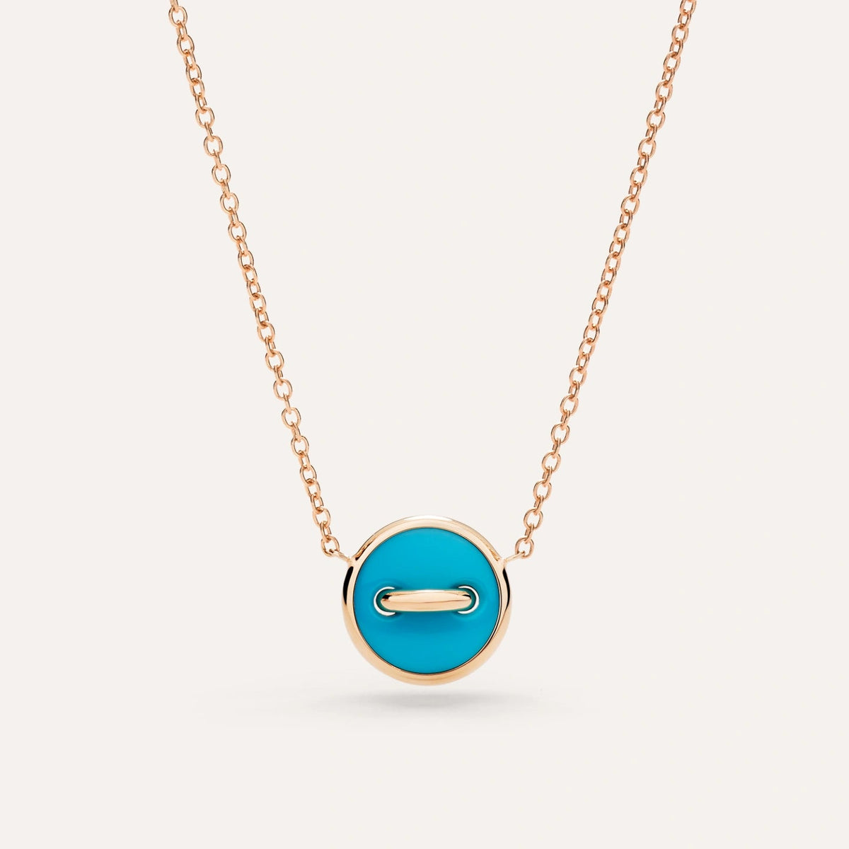 Pomellato Pom Pom Dot Reversible Necklace with Turquoise - Aurum Jewels