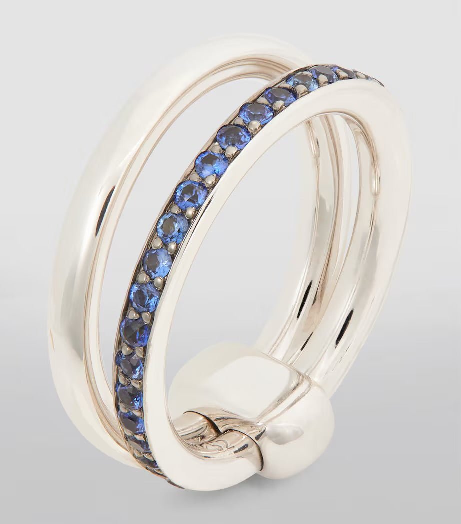 Pomellato ‘Together’ White Gold & Blue Sapphire Ring - Aurum Jewels