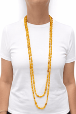 Set of Three Amber Bead Strands - Aurum Jewels