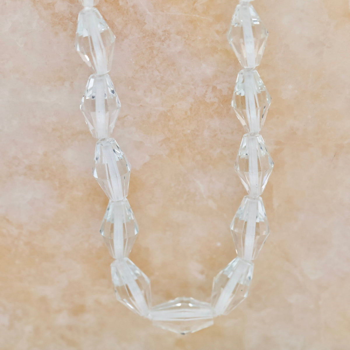 White Topaz Gemstone Necklace - Aurum Jewels