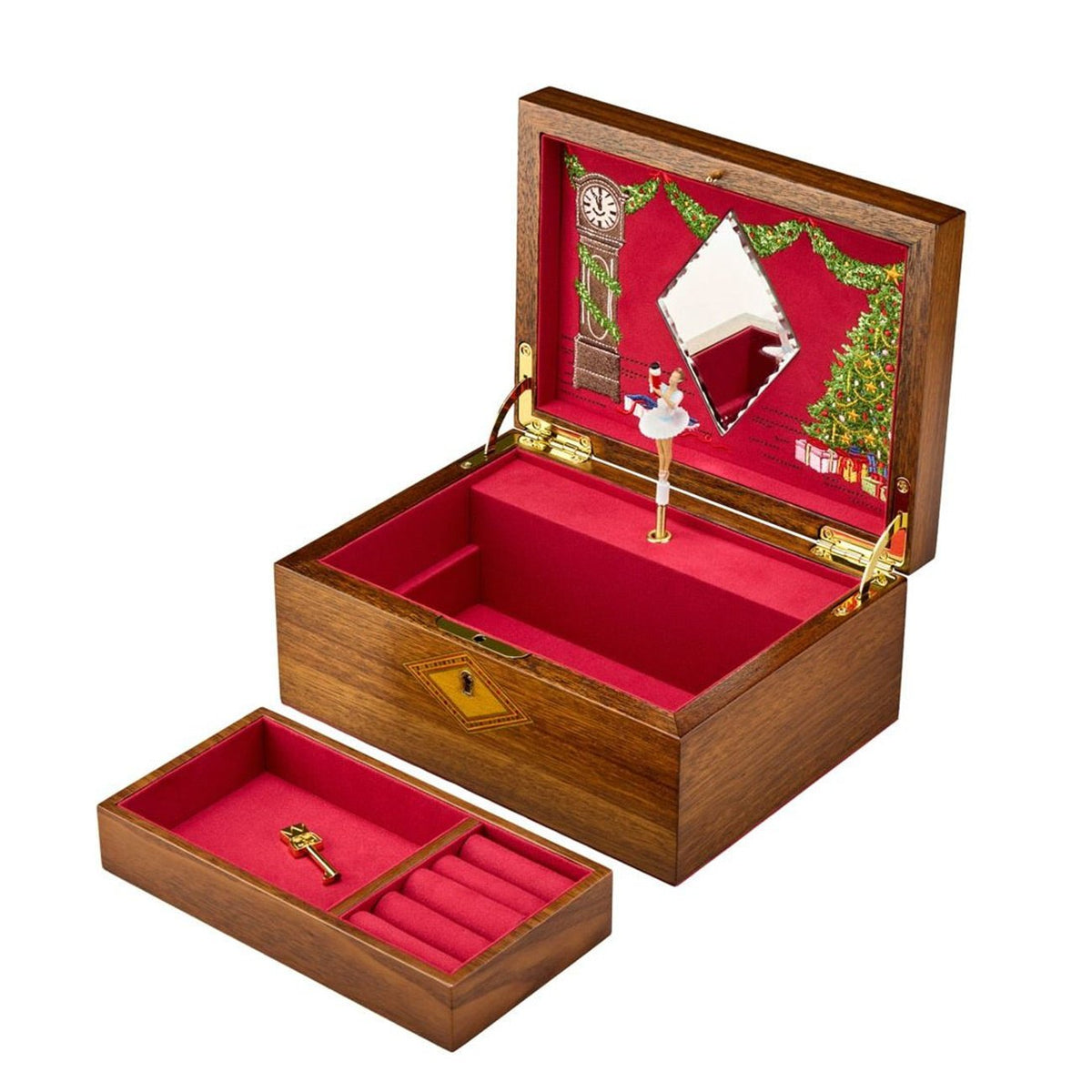 Wolf Ballet Musical Jewellery Box - The Nutcracker - Aurum Jewels