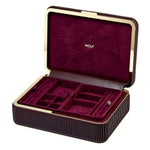 WOLF Bella Medium Jewellery Box Bordeaux - Aurum Jewels