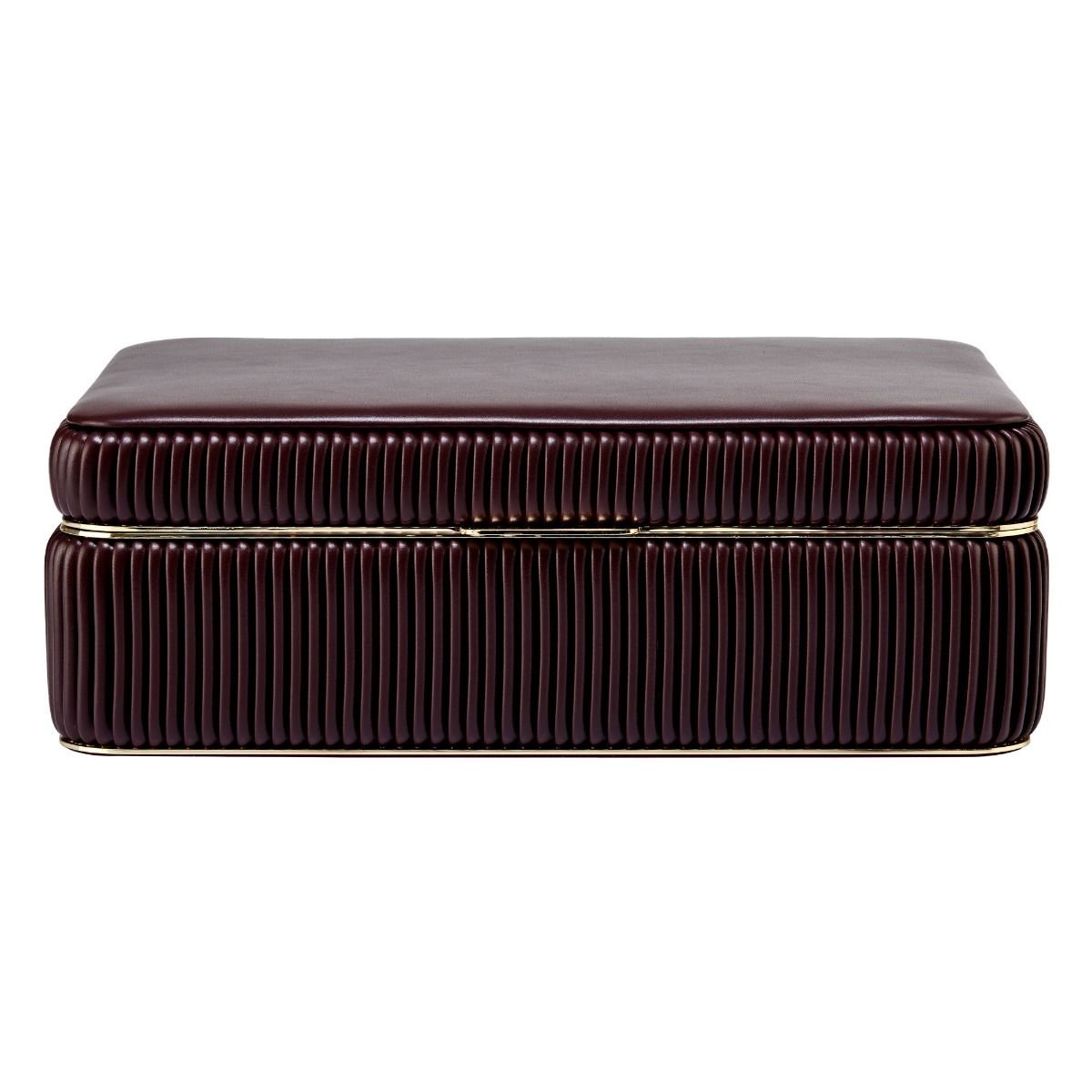WOLF Bella Medium Jewellery Box Bordeaux - Aurum Jewels