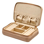 Wolf Bella Zip Case in Mocha - Aurum Jewels