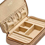 Wolf Bella Zip Case in Mocha - Aurum Jewels
