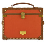 WOLF Ida Trunk Jewellery Box Orange - Aurum Jewels