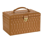 Wolf Lauren Large Jewellery Box Caramel - Aurum Jewels