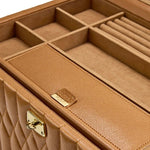 Wolf Lauren Large Jewellery Box Caramel - Aurum Jewels