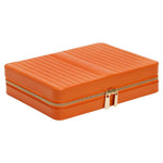 WOLF Maria Large Zip Case Tangerine - Aurum Jewels