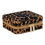 Wolf Savanna Leopard Print Jewellery Zip Case - Aurum Jewels