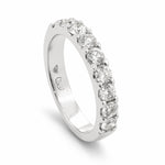 18ct White Gold 0.95cts Diamond Wedding Band - Aurum Jewels