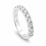 18ct White Gold 1.08ct Diamond Wedding Band - Aurum Jewels