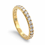 18ct Yellow Gold 0.51ct Diamond Wedding Band - Aurum Jewels