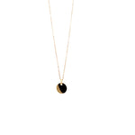 18ct Yellow Gold Disc Pendant - Aurum Jewels