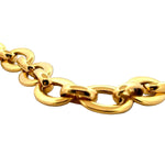 18ct Yellow Gold Oval Link Bracelet - Aurum Jewels