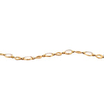18ct Yellow Gold Rose Quartz Bracelet - Aurum Jewels