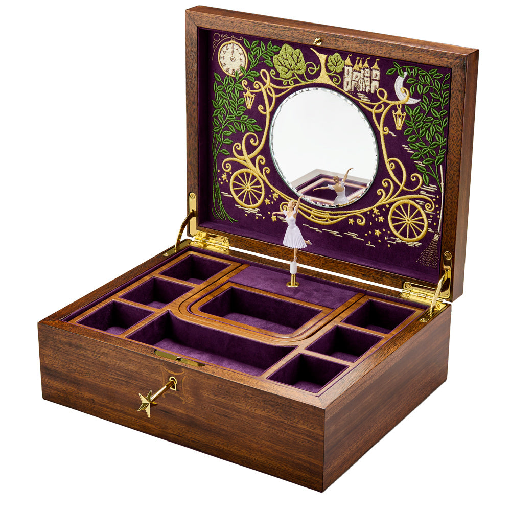 WOLF 'Cinderella' Musical Jewellery Box - Limited Edition