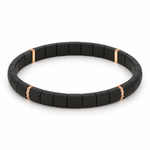 Demeglio Pura Matte Ceramic Bracelet with Brown Diamonds