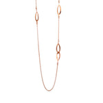 9ct Rose Gold Curved Open Link Chain - Aurum Jewels